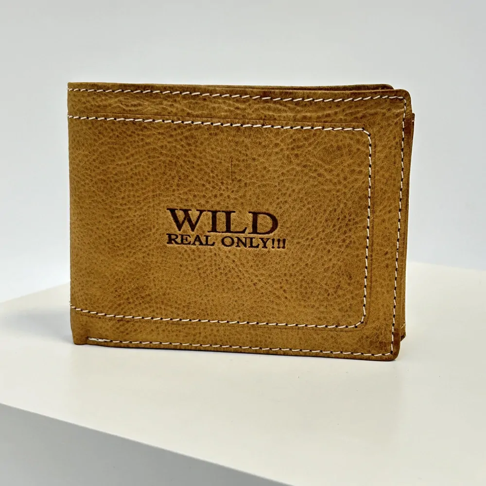 Pánská kožená peněženka s možností vlastního monogramu, textu | OUTLET TvujOriginal.cz