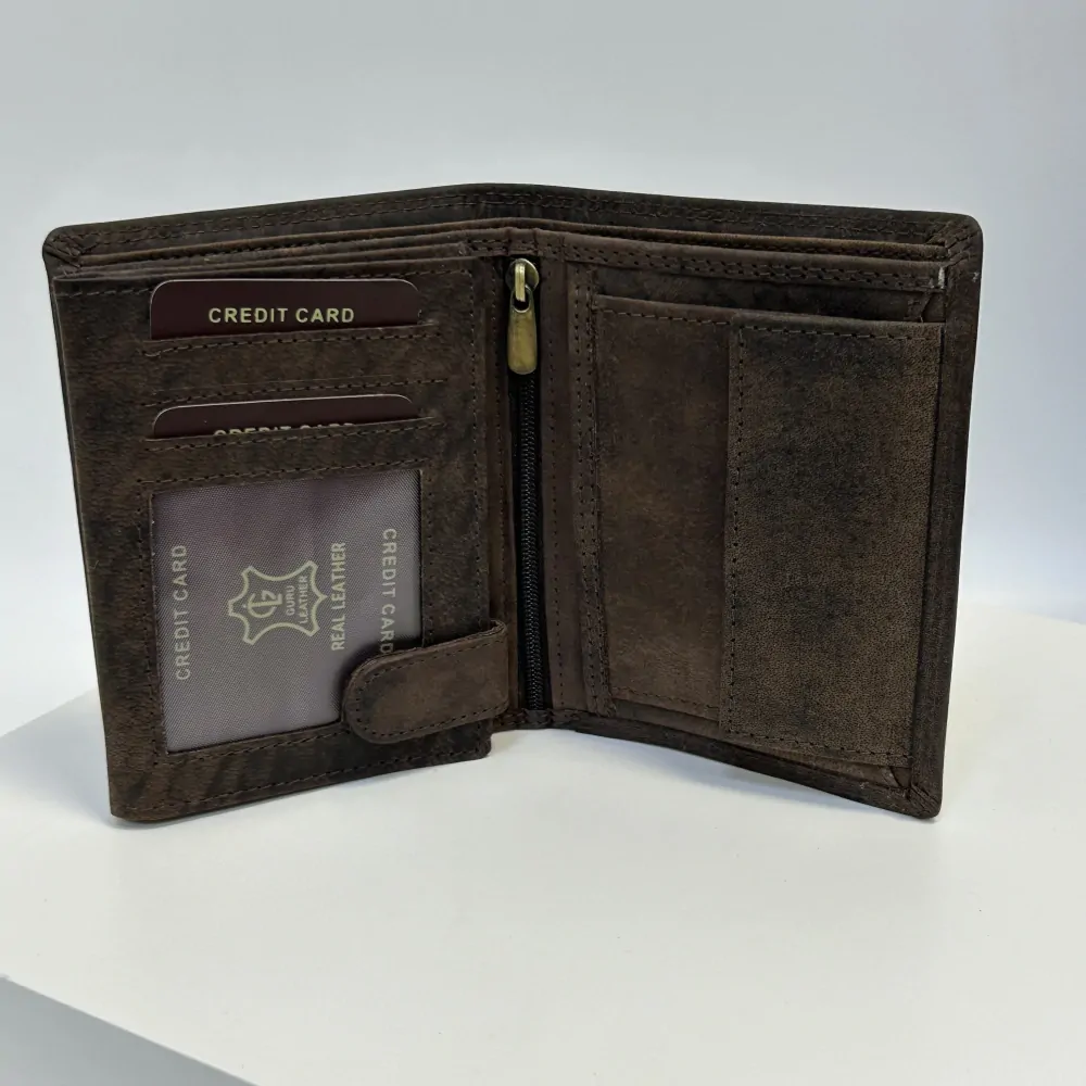 Pánská kožená peněženka s možností vlastního monogramu, textu | OUTLET TvujOriginal.cz