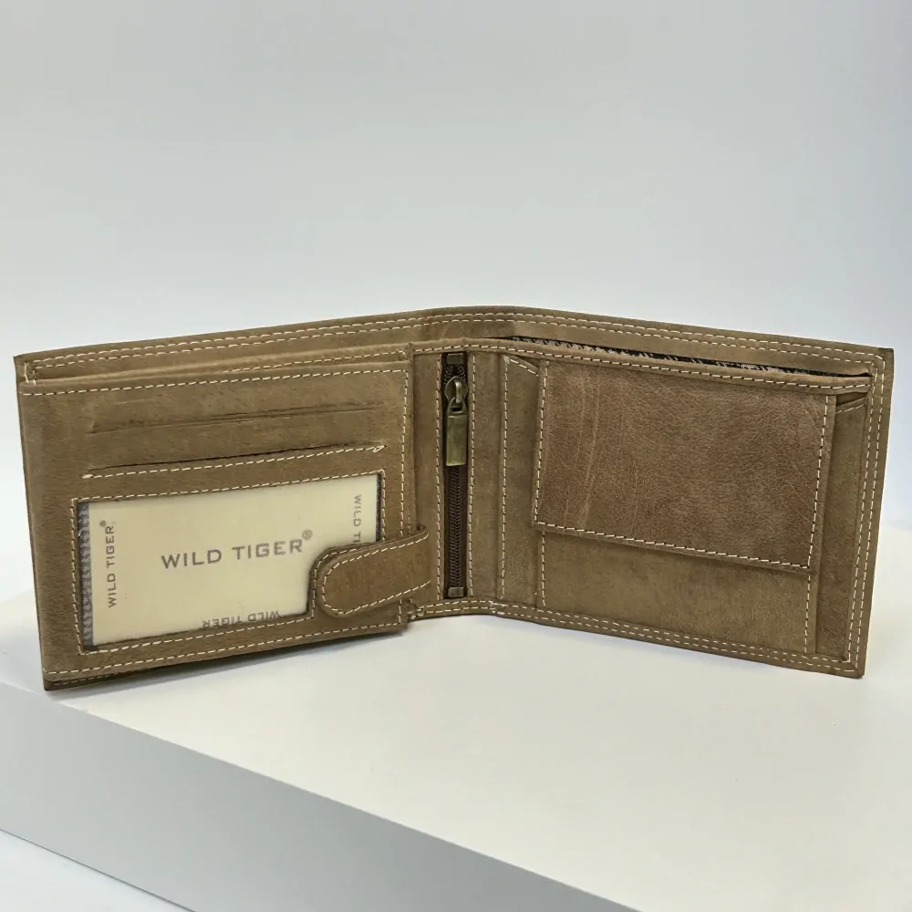 Pánská kožená peněženka s možností vlastního monogramu, textu | OUTLET TvujOriginal.cz