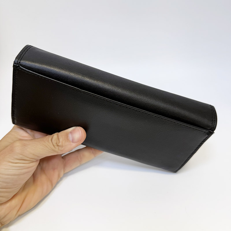 Černá dámská kožená peněženka s věnováním, monogramem, textem | OUTLET TvujOriginal.cz