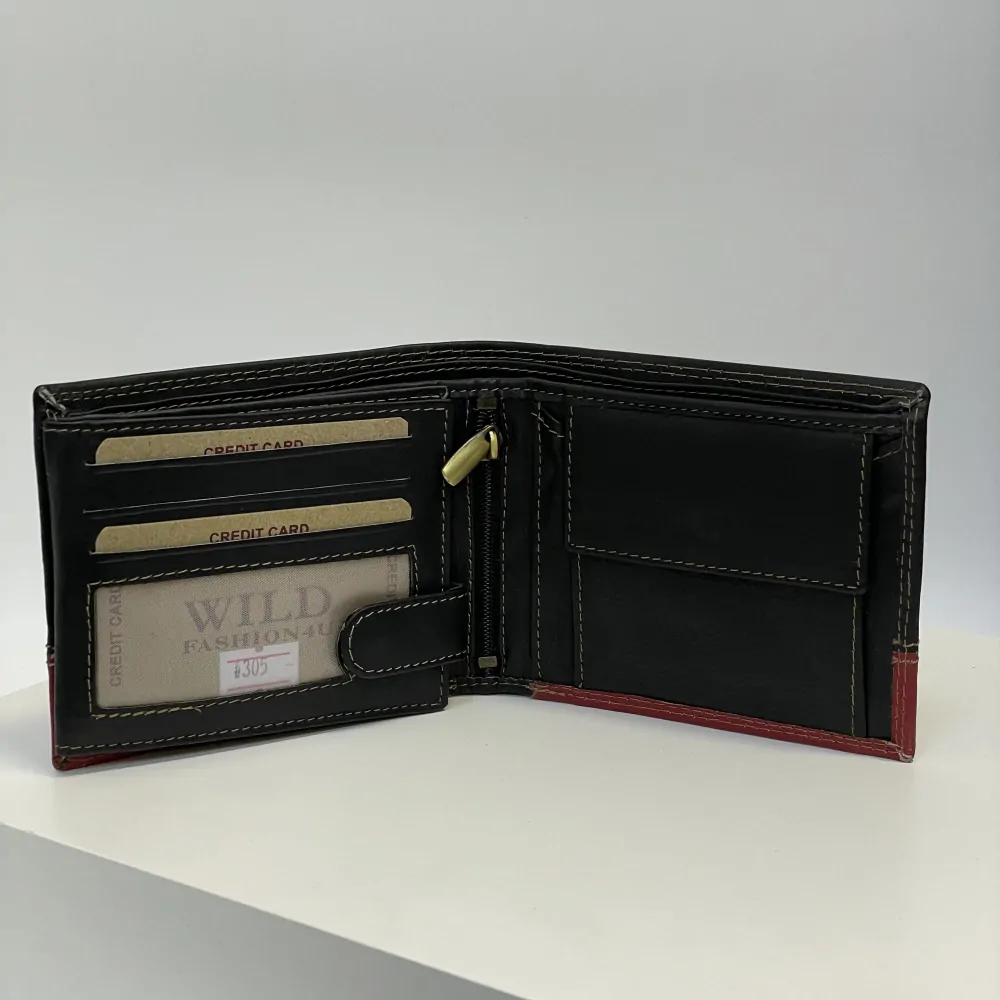 Pánská kožená peněženka s možností vlastního monogramu, textu | OUTLET TvujOriginal.cz
