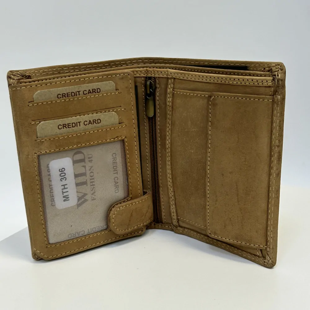 Pánská kožená peněženka s možností vlastního monogramu, textu | OUTLET TvujOriginal.cz