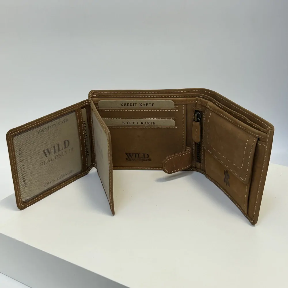 Pánská kožená peněženka s možností vlastního monogramu, textu | OUTLET TvujOriginal.cz