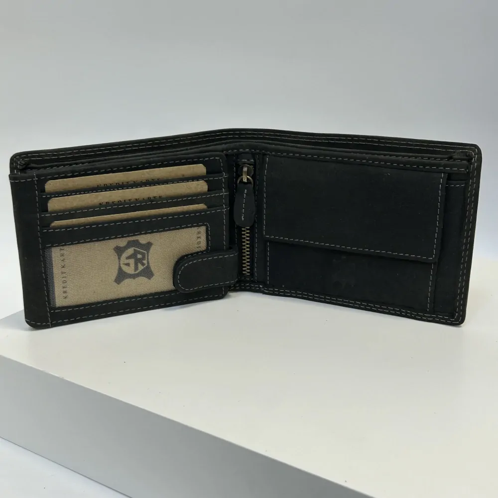 Pánská kožená peněženka s možností vlastního monogramu, textu | OUTLET TvujOriginal.cz