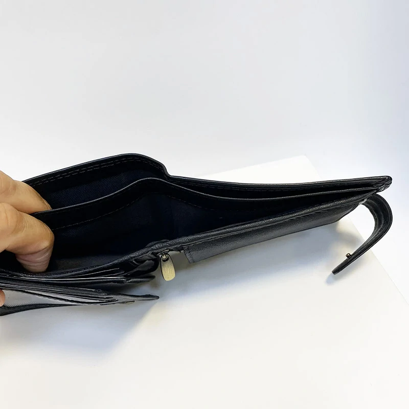 Kožená peněženka + ražba iniciálů (monogram) PANTHER - Black | OUTLET TvujOriginal.cz