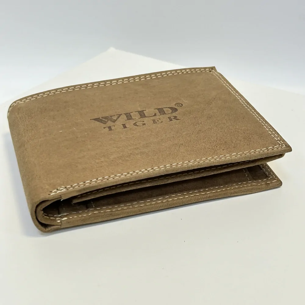 Pánská kožená peněženka s možností vlastního monogramu, textu | OUTLET TvujOriginal.cz