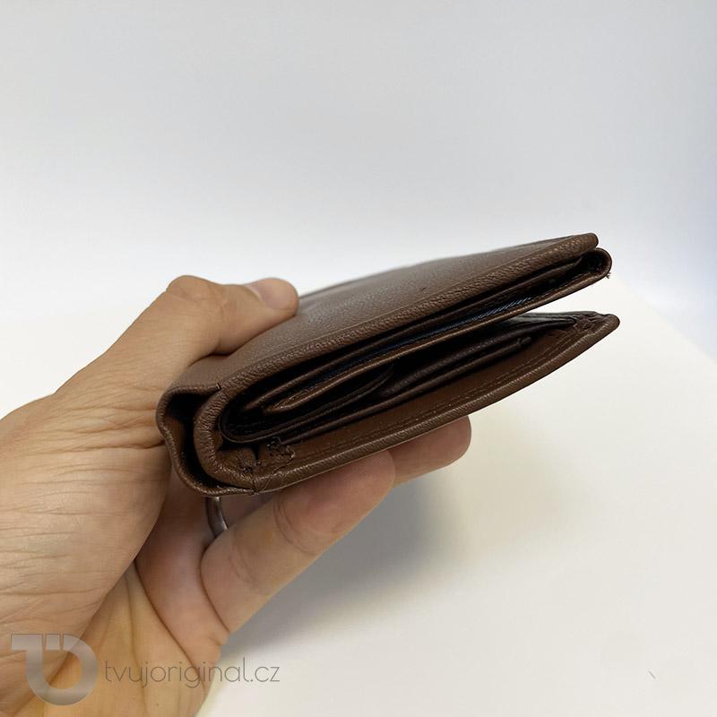 Kožená peněženka + ražba iniciálů (monogram) PANTHER - VC D.BROWN | OUTLET TvujOriginal.cz