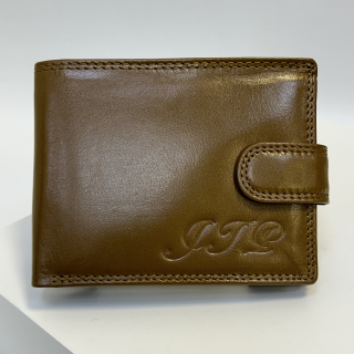 Již vyhotovený monogram | JTP | na kožené peněžence | OUTLET TvujOriginal.cz