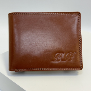Již vyhotovený monogram | BH | na kožené peněžence | OUTLET TvujOriginal.cz