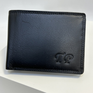 Již vyhotovený monogram | TP | na kožené peněžence | OUTLET TvujOriginal.cz