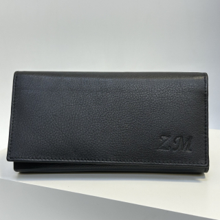 Již vyhotovený monogram | ZM | na kožené peněžence | OUTLET TvujOriginal.cz