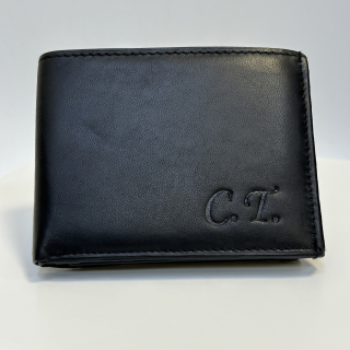 Již vyhotovený monogram | C.T. | na kožené peněžence | OUTLET TvujOriginal.cz