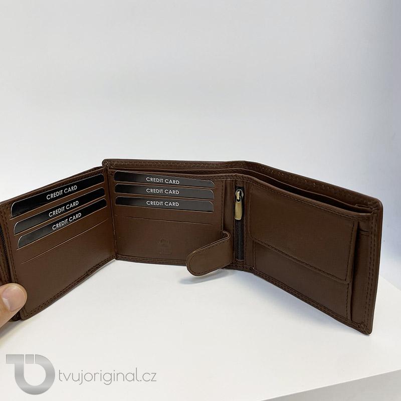 Pánská kožená peněženka s vlastními motivy | OUTLET Tvujoriginal.cz