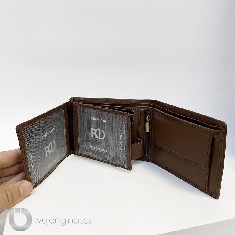 Pánská kožená peněženka s vlastními motivy | OUTLET Tvujoriginal.cz